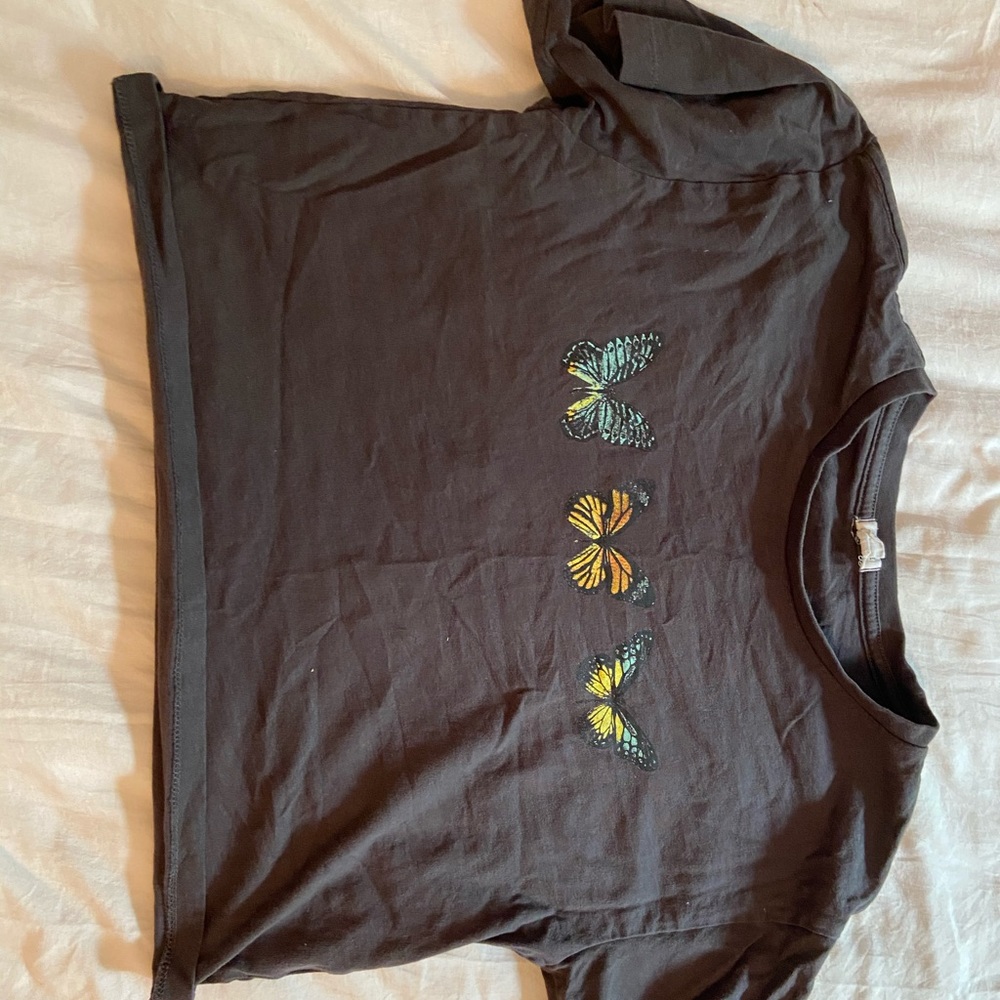 Garage Butterfly Cropped Tee